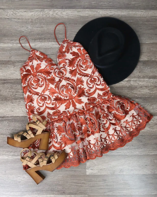 Sweet as Pie - Embroidered Mini Dress - More Colors Cozy Satin Mini Dress