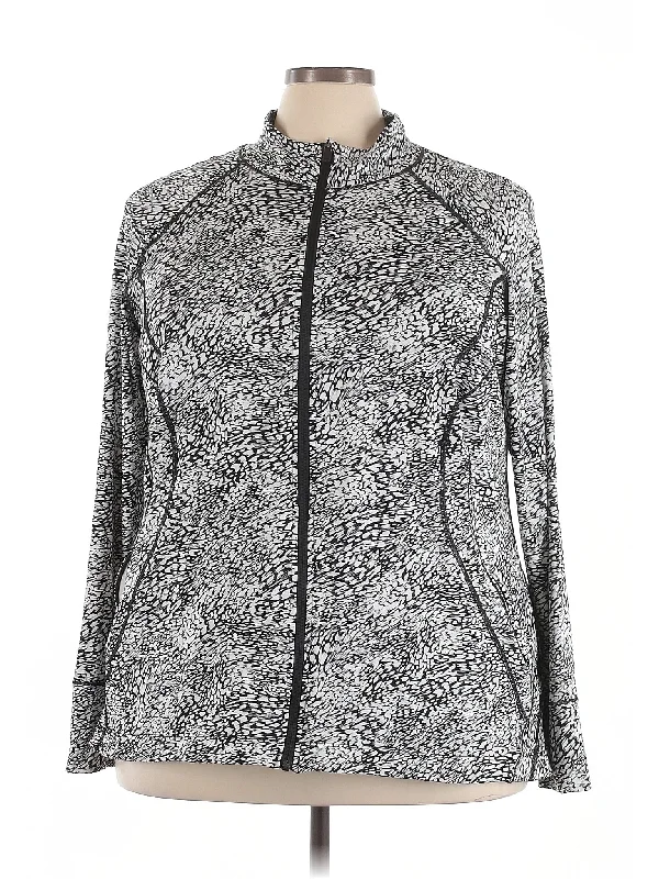 Track Jacket Boat Neck Shawl Collar Notched Collar