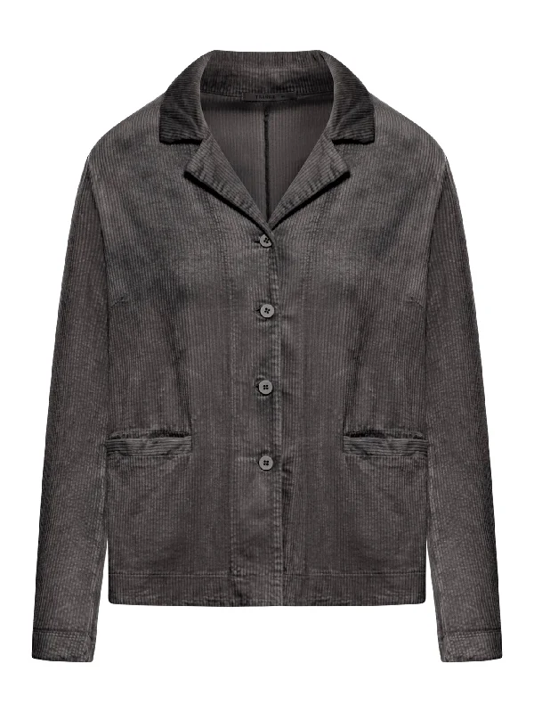 Stretch cotton and viscose corduroy jacket Elasticated Jacket Padded Jacket Insulated Jacket