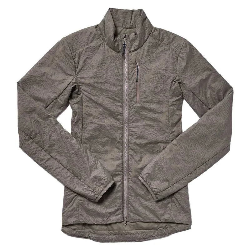 Women's Thermalrunner Insulated Jacket - Wildlands Reflective Satin Jacket Silk Jacket Chiffon Jacket
