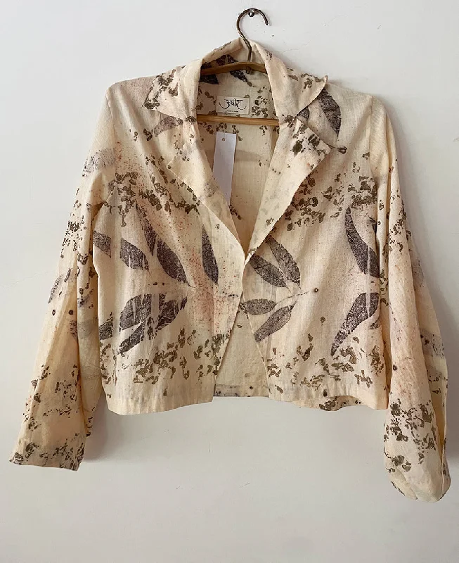Willow Jacket Boat Neck Shawl Collar Notched Collar