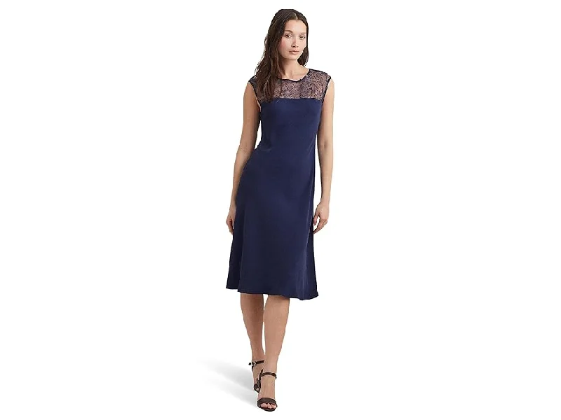 Women's Beaded Georgette Cocktail Dress