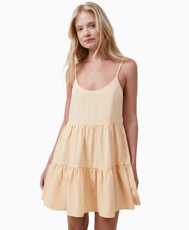 Women's Summer Tiered Mini Dress Fashionable Summer Mini Dress