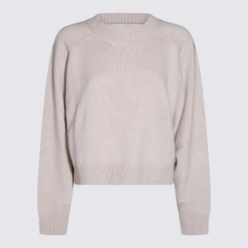 Antonelli Firenze Sweaters Beige Herringbone Houndstooth Plaid