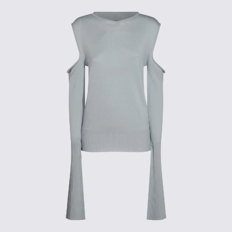 Rick Owens Sweaters Ribbed Striped Patterned