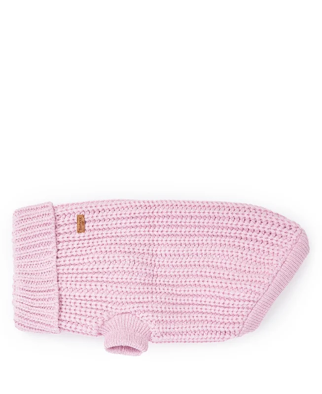 Saltburn Dog Jumper - Lavender Haze Solid Print Embellished