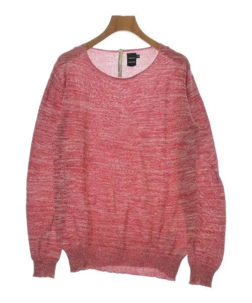VAN DER STRAETE Sweaters Denim Fabric Leather Fabric Suede Fabric