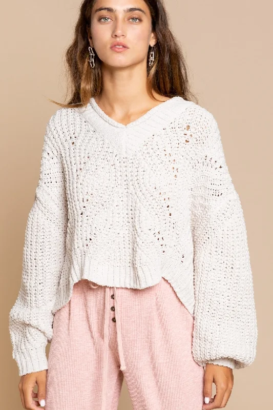 High-Low Sweater Wool Fabric Cashmere Fabric Tweed Fabric
