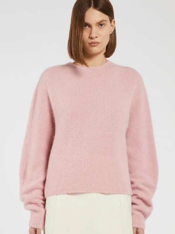 Marella OVIDIO Long Sleeved Jumper In Pink 2423366202 Col 003 Thin Thick Dense