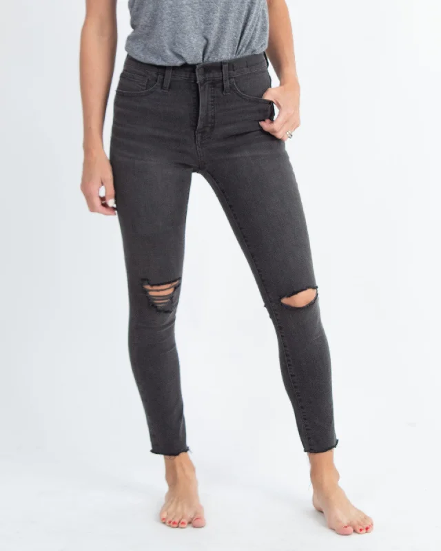 "9" Mid-Rise Skinny" Jeans Trendy Wide-Leg High-Waist Denim