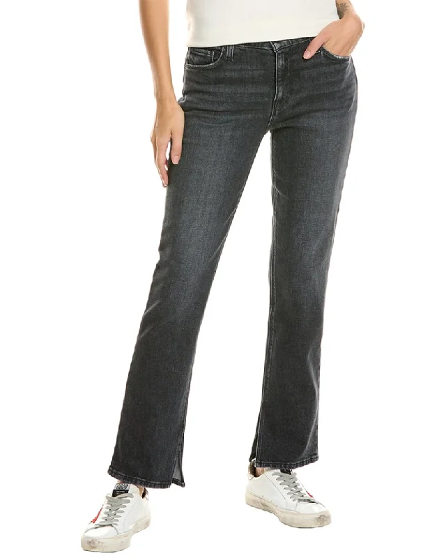 Hudson Jeans Nico Black Star Straight Ankle Jean Comfortable Straight-Legged Denim