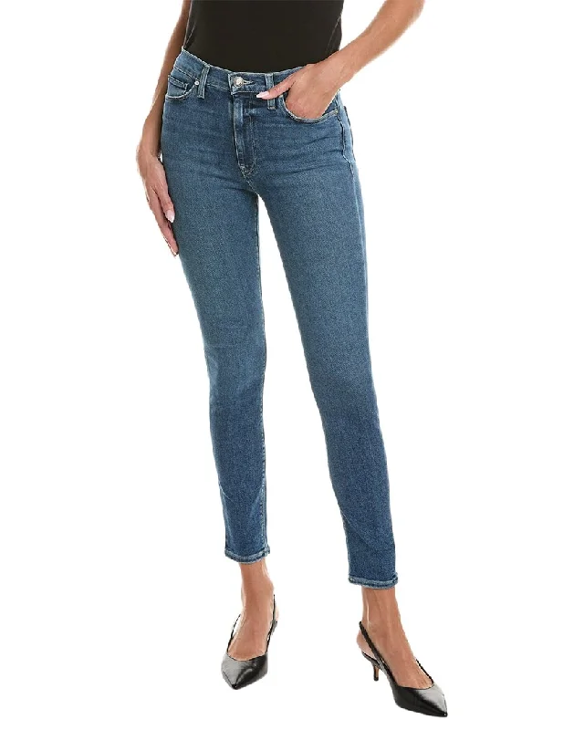 Hudson Jeans Barbara High-Rise Wonderwall Super Skinny Ankle Jean Fashionable Slim Fit Jeans