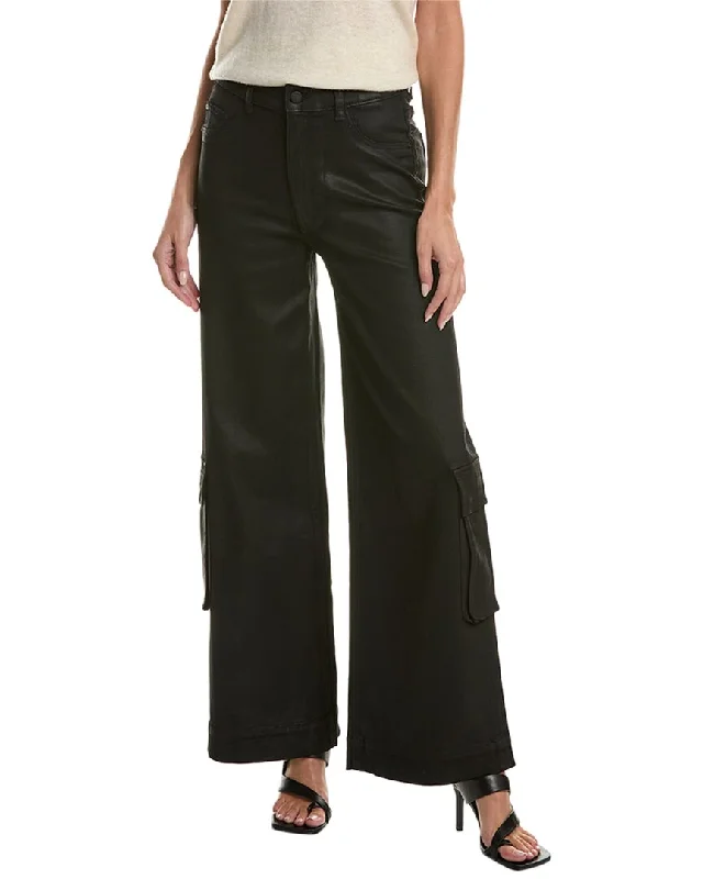 Dl1961 Hepburn Black Wide Leg Jean Fashionable Vintage Wash Jeans