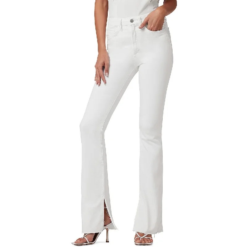 Hi Honey Womens High Rise Curvy Bootcut Jeans Stylish Bootcut Denim Jeans