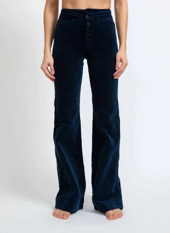 Brighton Wide Leg Jean In Navy Stylish Plus Size Denim Jeans