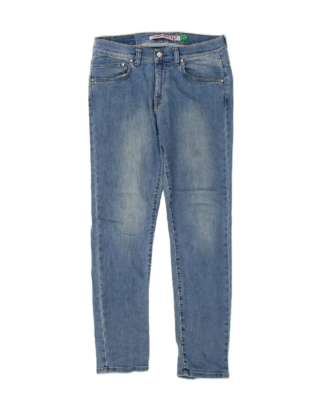 CARRERA Womens 717 Slim Jeans IT 48 XL W36 L32 Blue Cotton Casual Straight-Leg Jeans