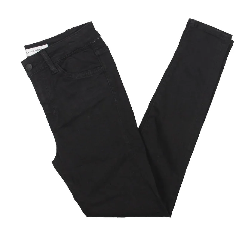 Flying Monkey Womens Denim Mid Rise Ankle Jeans Trendy Colored Denim Jeans