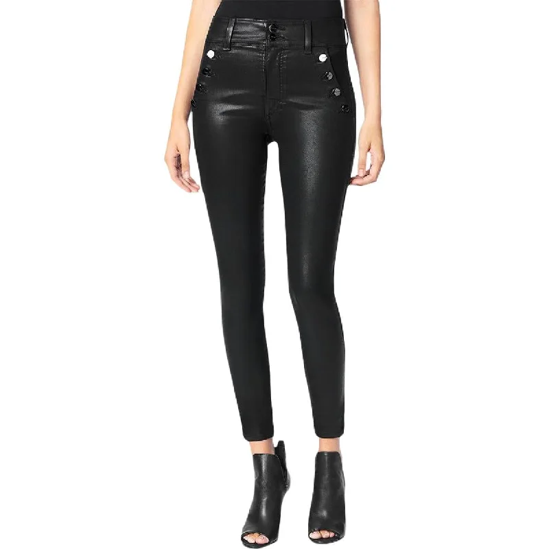 Joe's Womens Georgia Coated High Rise Ankle Jeans Trendy Vintage Denim Jeans