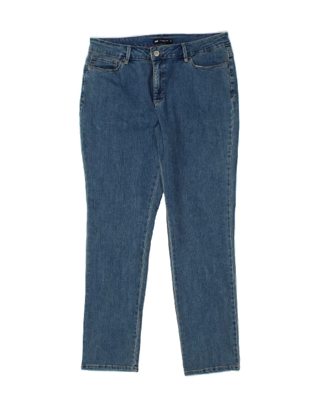 LEE Womens Classic Fit Slim Jeans W36 L31 Blue Cotton Fashionable Bootcut Jeans