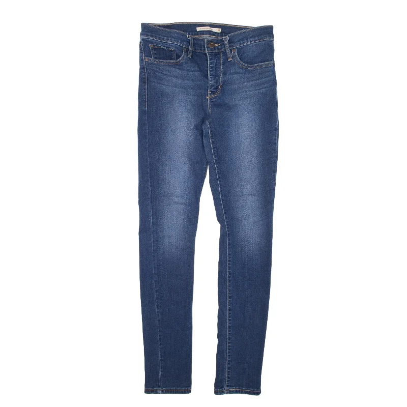 LEVI'S 311 Jeans Blue Denim Slim Skinny Womens W27 L30 Cozy Wide-Legged Jeans