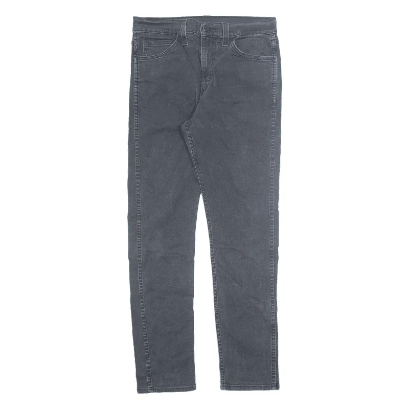 LEVI'S 522 Jeans Black Denim Regular Straight Womens W30 L32 Fashionable Slouchy Fit Jeans