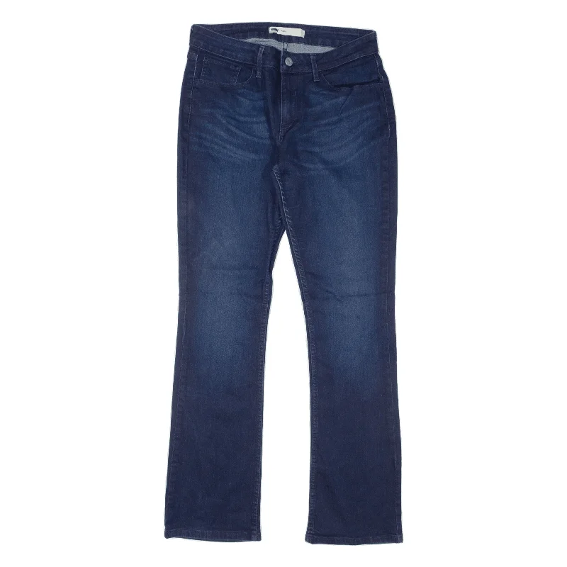 LEVI'S Legging Jeans Blue Denim Slim Bootcut Womens W30 L32 Casual Distressed Denim Jeans