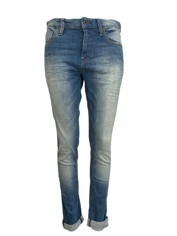 SCOTCH & SODA Women's Blue Skinny Fit Jeans #300 30/32 NWT Comfortable Straight-Legged Denim