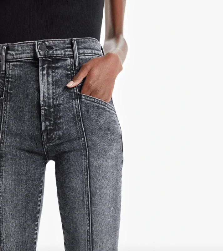 "The Seamed Swooner Skimp" Jeans Comfortable Mid-Rise Jeans