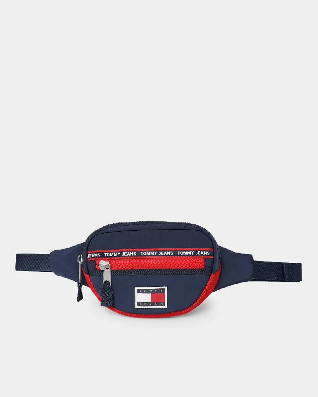 Tommy Jeans Casual Utility Bum Bag Twilight Navy Fashionable Slouchy Fit Jeans