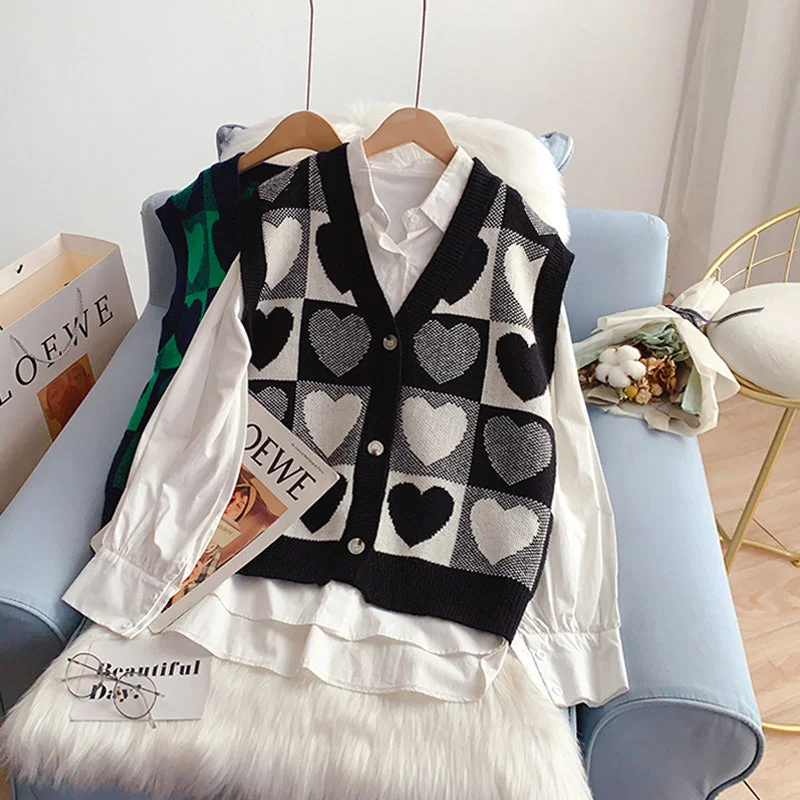 Vintage Plaid V-neck knitted vest vest vest vest jacket 5254 Satin Jacket Silk Jacket Chiffon Jacket Vintage Plaid V-neck knitted vest vest vest vest jacket 5254 Satin Jacket Silk Jacket Chiffon Jacket