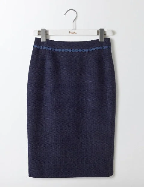 Textured Modern Pencil Skirt linen skirt airy