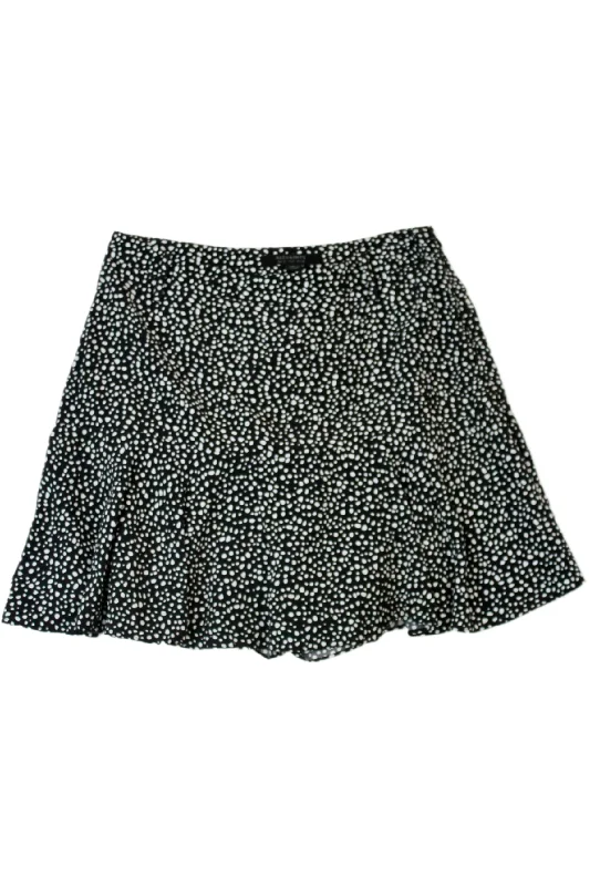 All Saints - Spotted Mini Skirt silk skirt luxurious