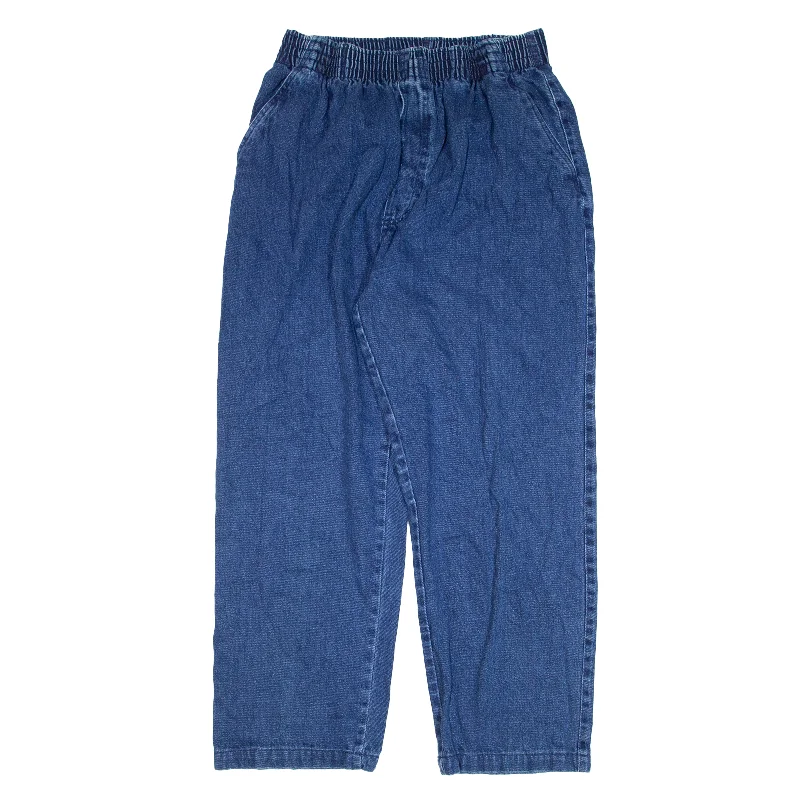 BUCK & BUCK Jeans Blue Denim Relaxed Tapered Womens W26 L27 Stylish Acid-Wash Jeans