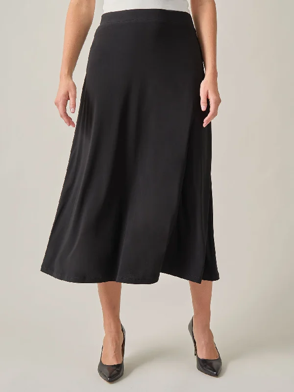 Elegant Maxi Skirt, Everyday Knit velvet skirt plush