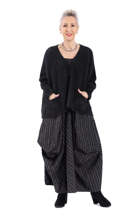 METALLIC SKIRT MS chiffon skirt airy