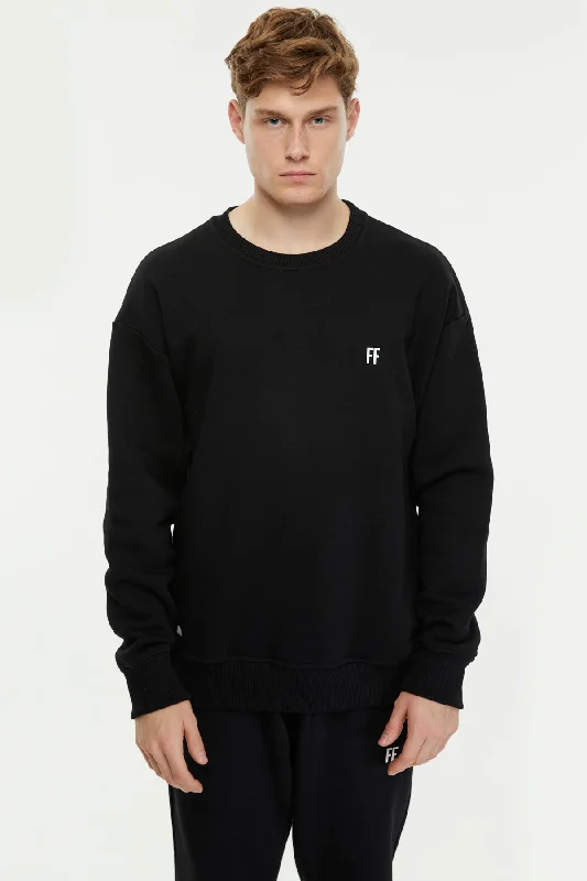 FF / Sweatshirt Hoodie with Relaxed Fit Easy Casual