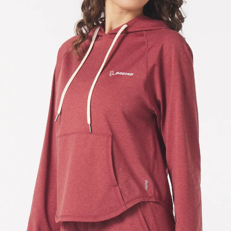 Glyder Boeing Women's Rocky Hoodie Hoodie with Pocket Utility Practical