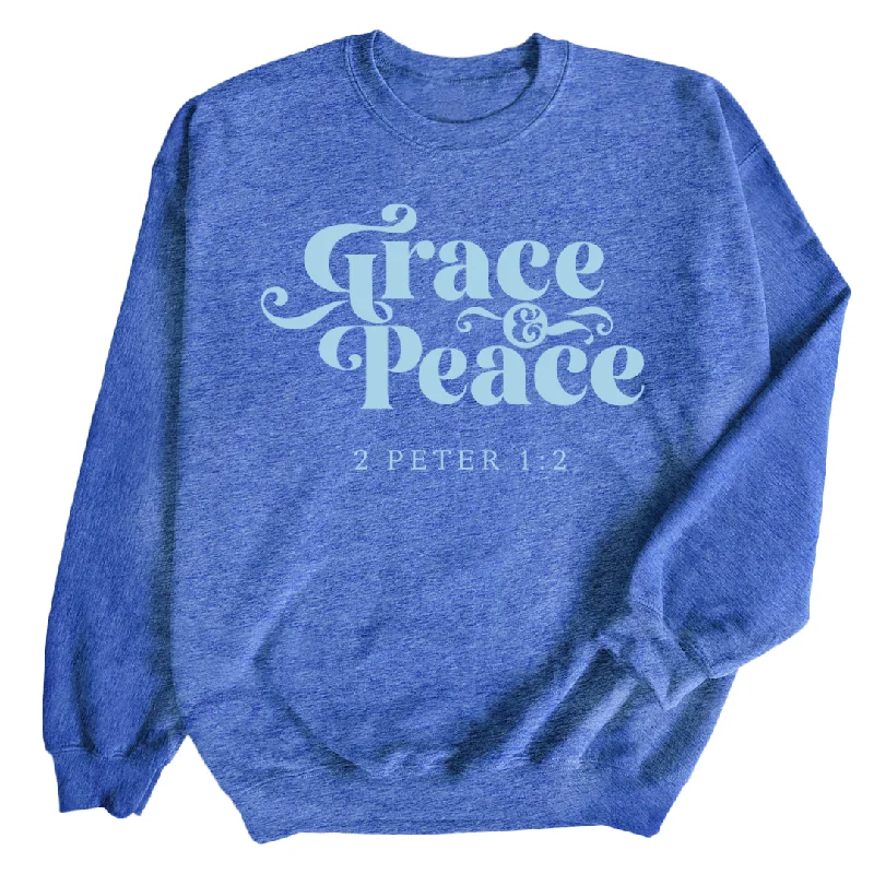 Grace and Peace Sweatshirt Hoodie with Oversized Fit Loose Comfortable