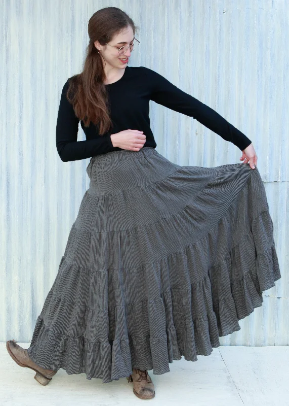 Granite Peasant Skirt cotton skirt soft