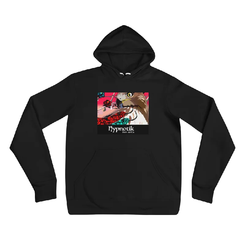 Hawks Vs. Snakes -- Hoodie Hoodie with Hidden Zipper Minimalist Clean