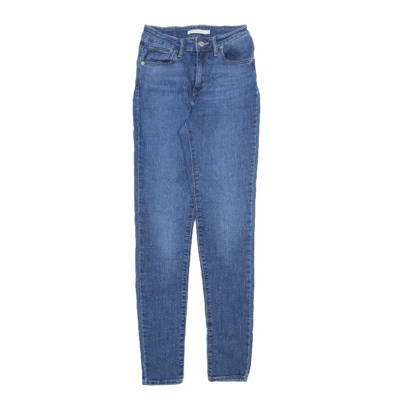 LEVI'S 721 High Rise Jeans Blue Denim Slim Skinny Stone Wash Womens W26 L32 Stylish Stone-Wash Denim Jeans LEVI'S 721 High Rise Jeans Blue Denim Slim Skinny Stone Wash Womens W26 L32 Stylish Stone-Wash Denim Jeans