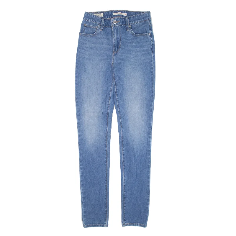 LEVI'S 721 High Rise Premium Big E Jeans Blue Denim Slim Skinny Womens W26 L30 Casual Loose Fit Jeans LEVI'S 721 High Rise Premium Big E Jeans Blue Denim Slim Skinny Womens W26 L30 Casual Loose Fit Jeans