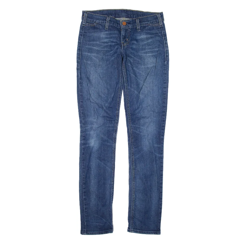 LEVI'S Jeans Blue Denim Slim Skinny Womens W26 L32 Comfortable Faded High-Rise Jeans