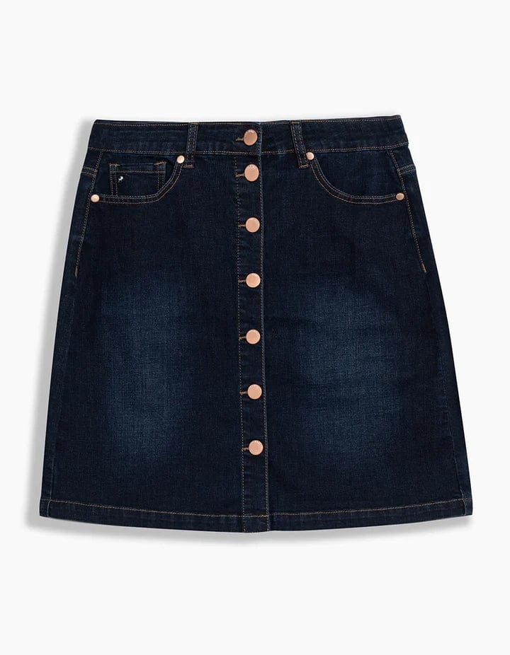 Lois Simone Basic Skirt 2982694000 linen skirt airy