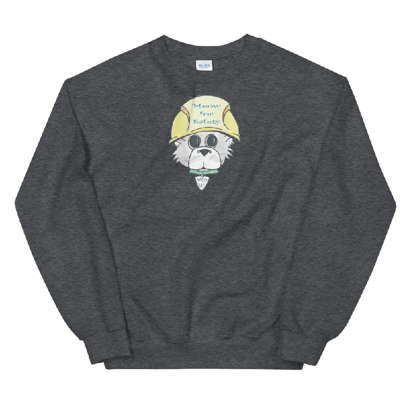 Meow for Safety Sweatshirt Hoodie Sweatshirt Pullover