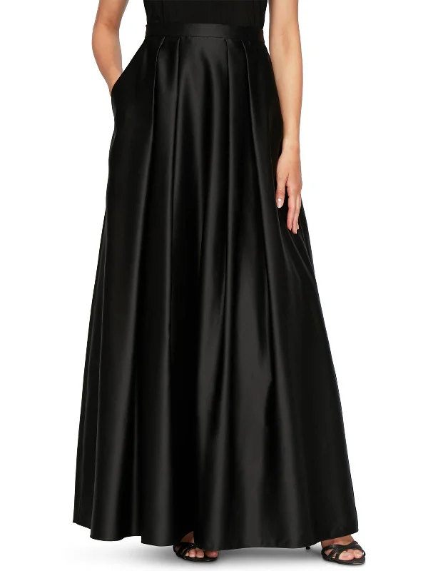 Petites Womens Ball Gown Evening Maxi Skirt lace skirt elegant