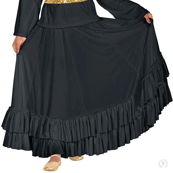 Eurotard 08803C Girls Revelation Praise Skirt leather skirt sleek
