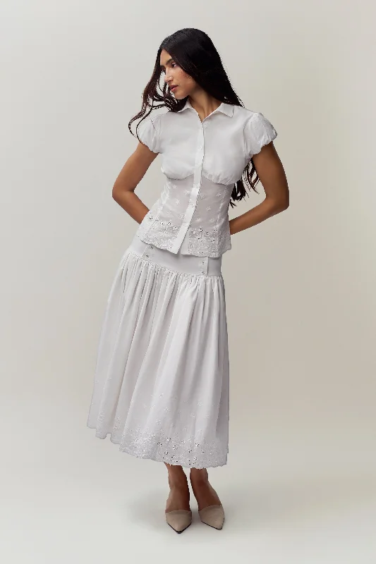 Rinka Maxi Skirt high slit skirt