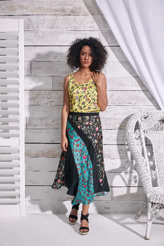 Rumba Skirt silk skirt luxurious
