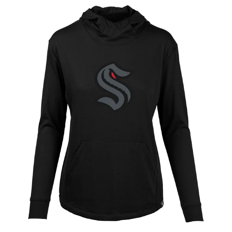 Seattle Kraken Womens Red Eye Vivid Hoodie Hoodie Sweatshirt Pullover